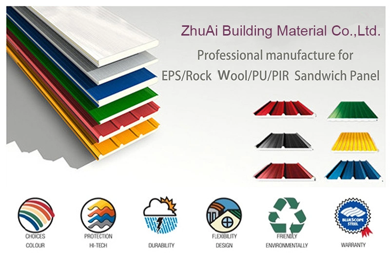 Insulated Metal Wall Panel Manufacturer Thermoplastic Rigid Polyurethane Sandwich Panel