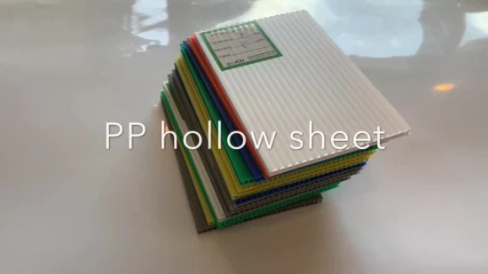 Gestanzter weißer Wellpappen-Corflute-Papierkorb aus PP-Wabenkernplatten für Küchenteller