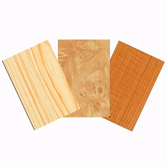 Feuerfeste Dekoration ACP-Aluminium-Verbundplatte mit Holzmaserung